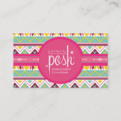完全に優雅な名刺、優雅なBoho 名刺 (正面)