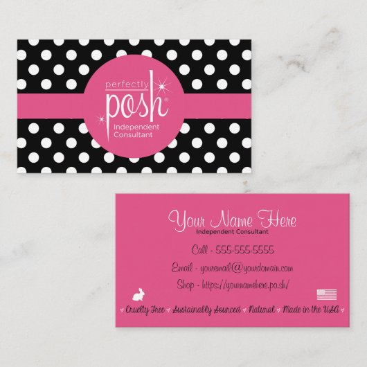 完全に優雅な名刺 名刺 (正面/裏面)