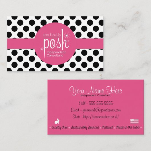 完全に優雅な名刺 名刺 (正面/裏面)