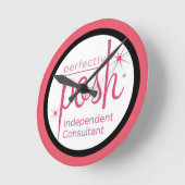 完全に優雅な独立したコンサルタントのギフト ラウンド壁時計 (傾斜)