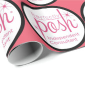 完全に優雅な独立したコンサルタントのギフト ラッピングペーパー (ロールコーナー)