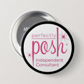 完全に優雅な独立したコンサルタントの円形ボタン 缶バッジ (正面&裏面)