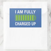 完全に充電された 長方形シール (バッグ)