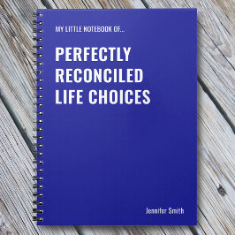 完全に和解したライフオフィスのユーモア ノートブック