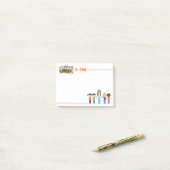 完全に子供の学校のナースのポスト・イットについて ポストイット (デスク上)