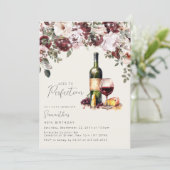 完全に成熟した | ワイン誕生日パーティー 招待状 (スタンド正面)