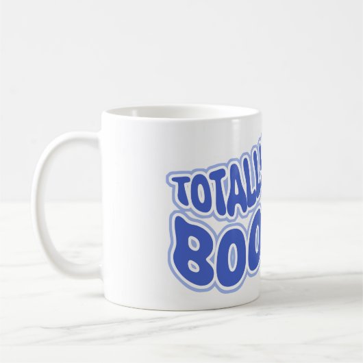 完全に本好きな人のための楽しい読書デザイン コーヒーマグカップ (左)