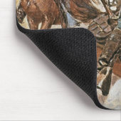 完全に本当に: 1870年代(coの米国の騎兵隊の兵士 マウスパッド (コーナー)