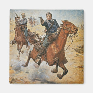 完全に本当に: 1870年代(coの米国の騎兵隊の兵士 マグネット