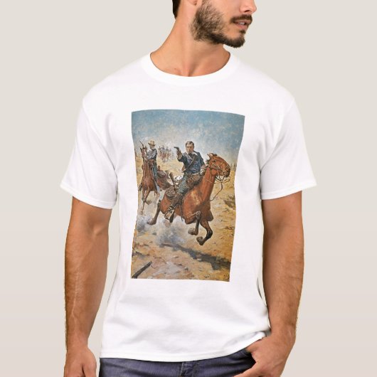 完全に本当に: 1870年代(coの米国の騎兵隊の兵士 tシャツ (正面)