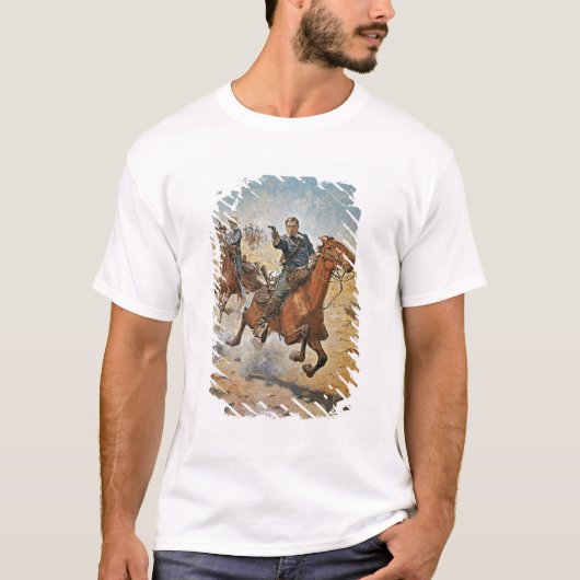 完全に本当に: 1870年代(coの米国の騎兵隊の兵士 tシャツ (正面)