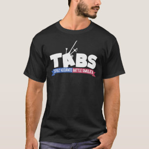 完全に正確なバトルシミュレータクラシックーのロゴT-S Tシャツ