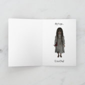 完全に死んでいないローズマリー少し地下牢のハッピーバースデー カード (内部)