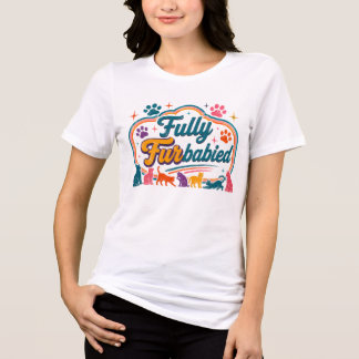 完全に毛の赤ちゃん トライブレンドTシャツ