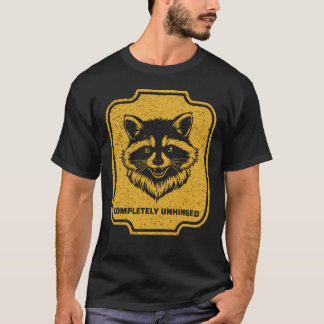 完全に理性を失った面白い混沌としたタヌキ Tシャツ