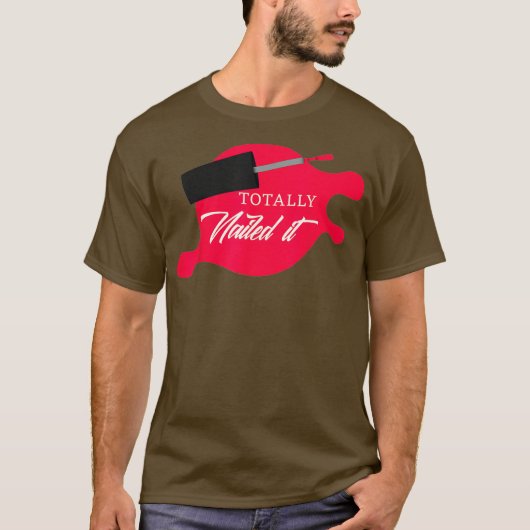 完全に理解した ネイル テック マニキュア Tシャツ (正面)