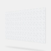 完全に白い特徴のない表面が アクリルサイン (傾斜)