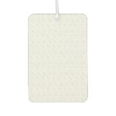 完全に白い特徴のない表面が カーエアーフレッシュナー (正面)