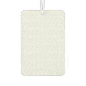 完全に白い特徴のない表面が カーエアーフレッシュナー (裏面)