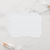 完全に白い特徴のない表面が カード (正面/裏面インサイチュ)