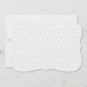 完全に白い特徴のない表面が カード (裏面)