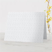 完全に白い特徴のない表面が カード (黄色い花)