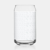 完全に白い特徴のない表面が ガラス缶 (右)