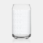 完全に白い特徴のない表面が ガラス缶 (左)