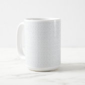 完全に白い特徴のない表面が コーヒーマグカップ (正面左)