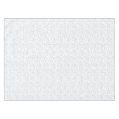 完全に白い特徴のない表面が テーブルクロス (正面(横))