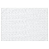 完全に白い特徴のない表面が テーブルクロス (正面(横))