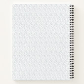 完全に白い特徴のない表面が ノートブック (裏面)