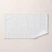 完全に白い特徴のない表面が ハンドタオル (ハンドタオル)