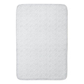 完全に白い特徴のない表面が バスマット (正面縦)