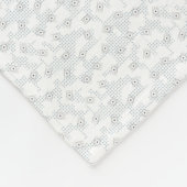 完全に白い特徴のない表面が フリースブランケット (角)