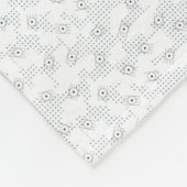 完全に白い特徴のない表面が フリースブランケット (角)