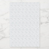 完全に白い特徴のない表面が フードラベル (シングルラベル)