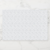 完全に白い特徴のない表面が フードラベル (シングルラベル)