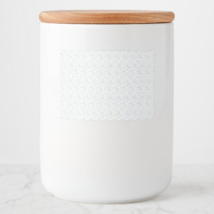 完全に白い特徴のない表面が フードラベル