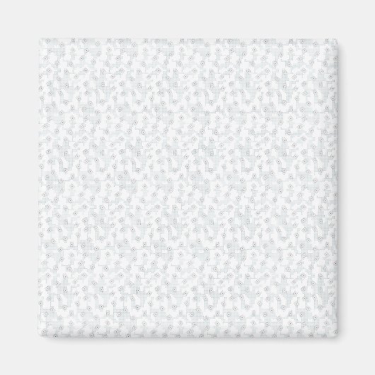 完全に白い特徴のない表面が マグネット (正面)