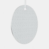 完全に白い特徴のない表面が メタルオーナメント (正面右)