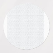 完全に白い特徴のない表面が ラベル (デザイン2)