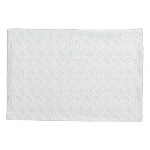 完全に白い特徴のない表面が 枕カバー (裏面)