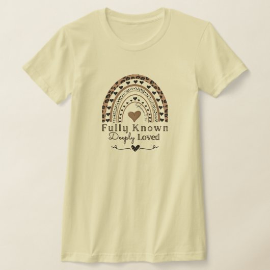 完全に知られ、深く神クリスチャンのシャツに愛される Tシャツ (レイダウン)