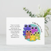 完全に神に頼るカエルのクリスチャン勇気付けられる (スタンド正面)