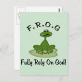 完全に神に頼る ポストカード (正面/裏面)