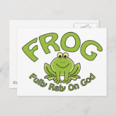 完全に神に頼る ポストカード (正面/裏面)