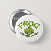 完全に神に頼る 缶バッジ (正面&裏面)