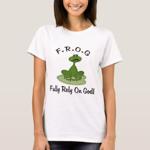 完全に神に頼る Tシャツ