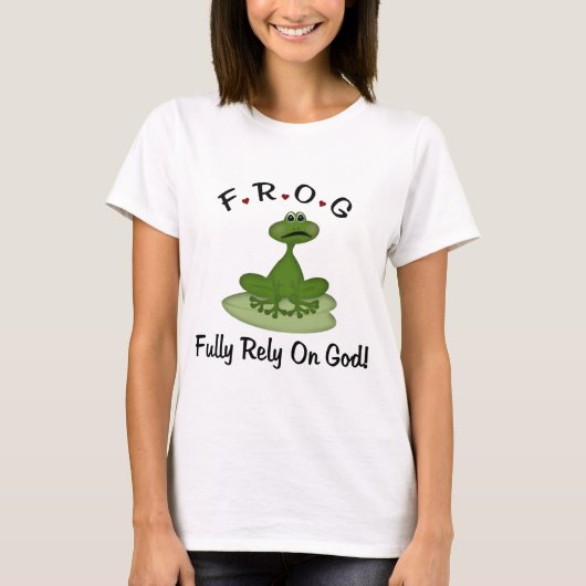 完全に神に頼る Tシャツ (正面)